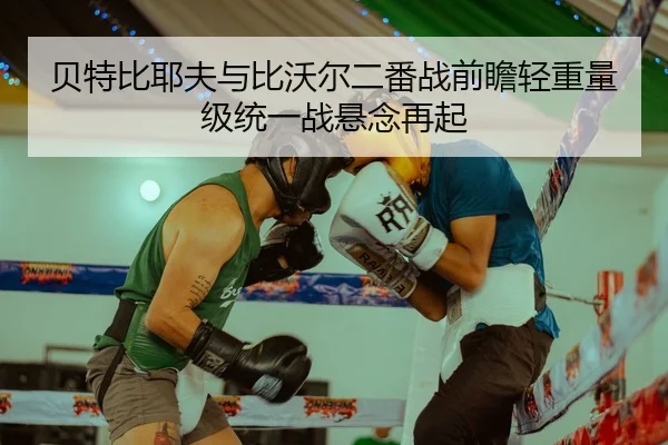 贝特比耶夫与比沃尔二番战前瞻轻重量级统一战悬念再起